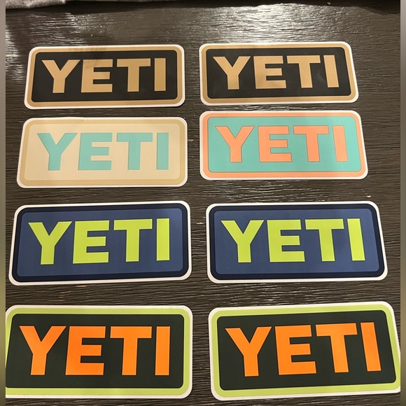 Other 8 Yeti Stickers Poshmark